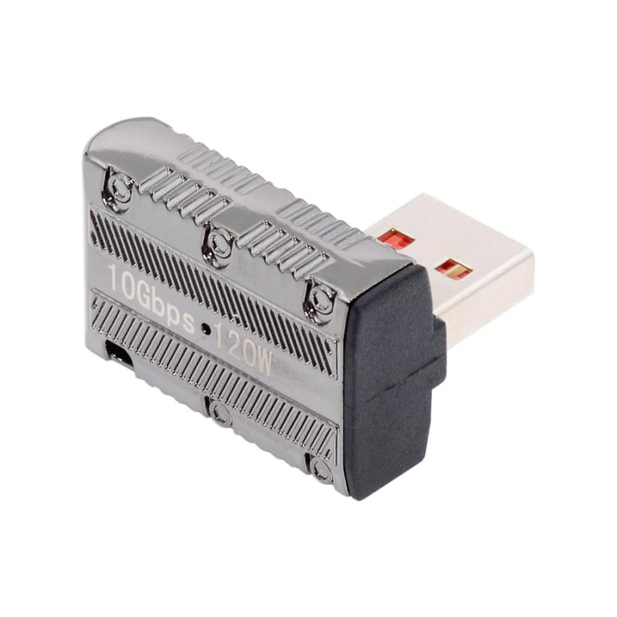 NFHK USB-C USB 3.1 Type C メス - 3.0 Type-A オス 90 度左向きロープロフ : SHOP ...