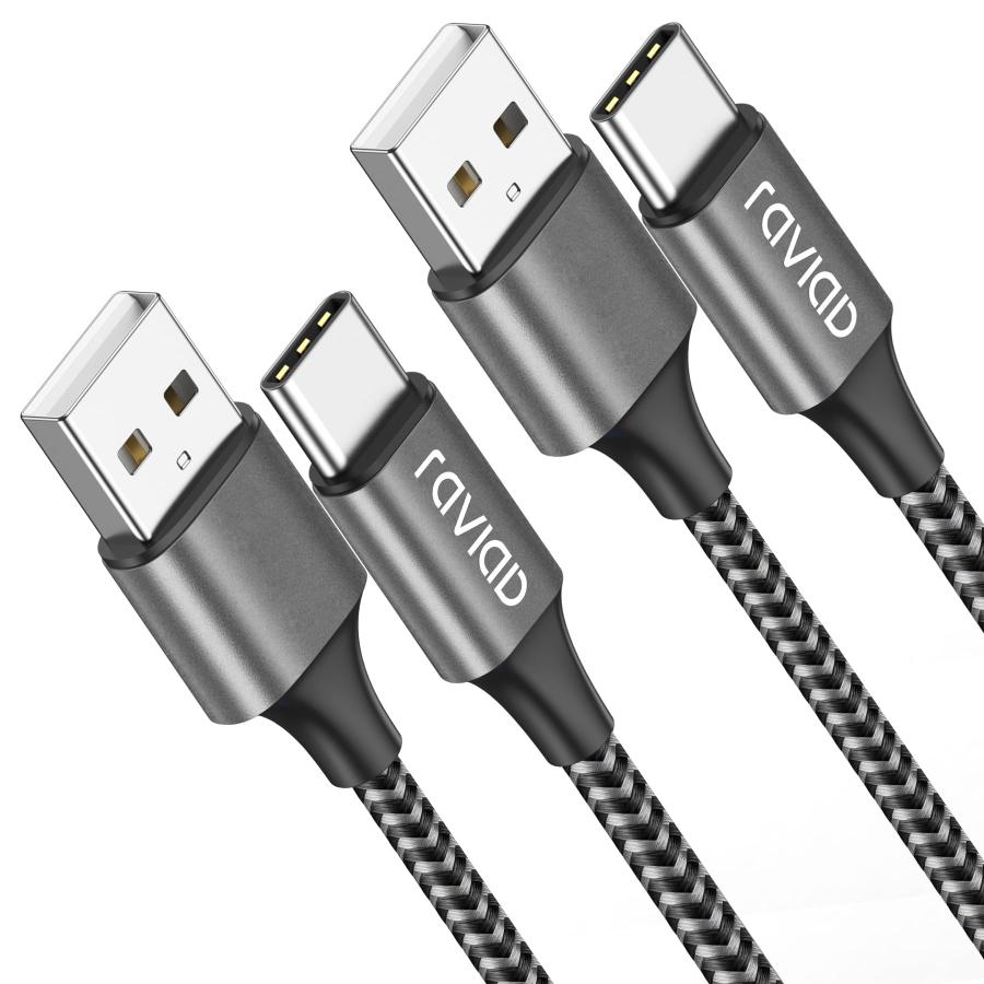 RAVIAD USB Type C ケーブル【3m/2本セット】タイプ ケーブル 3A 急速充電 高 : SHOP EVERGREEN ...