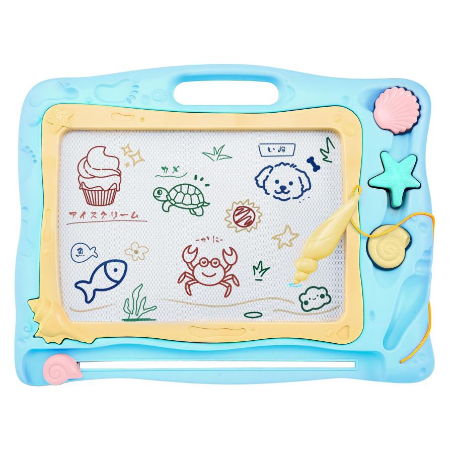 お絵かきボード Qiqutop お絵描き おもちゃ 大きいサイズ 40.3*31.2CM