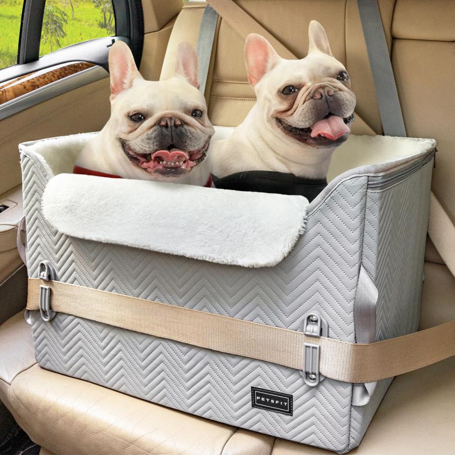 Petsfit [Dog Car Seat]ドライブボックス 2重の安定設計 Petsfit 犬 ドライブ ドライブボックス 2重の安定設計 席にしっかり