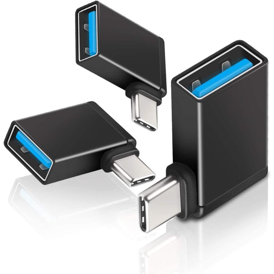 UseBean直角USB-C & USB 3.0変換アダプタ（3パック）,90度L字USB Type C to : SHOP ...