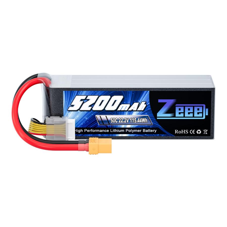 ❗️値下げ不可❗️4500mAh 6S 60C リポバッテリー2個セット ゼエエ Zeee 6S リポバッテリー 22.2V 50C 5200mAh 大容量リポ
