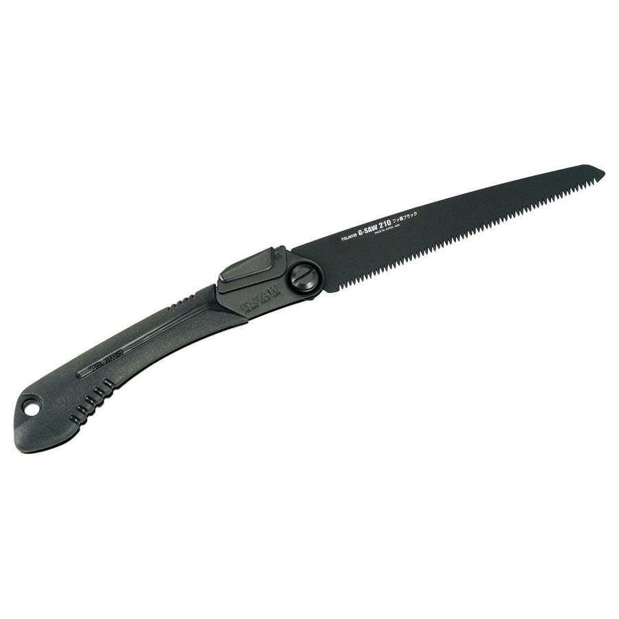タジマ(Tajima) ジーソー折込厚刃210 フッ素ブラック 刃渡り210mm GK