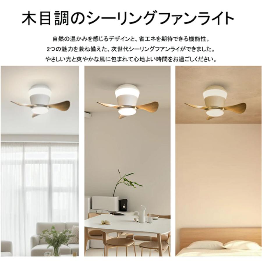 シーリングファン シーリングファンライト ファン付きライト LED DC