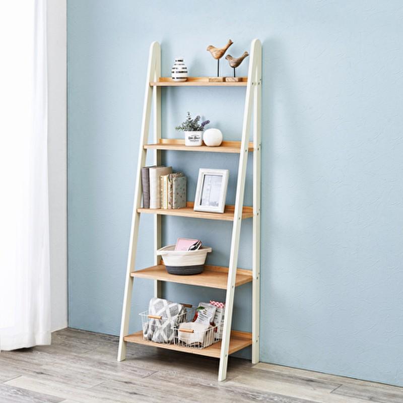 ラック 木製 ワイドタイプ ナチュラルホワイト 壁面収納 オープンラック ディスプレイ おしゃれ Hghi025 インテリア家具通販のファニシック 通販 Yahoo ショッピング