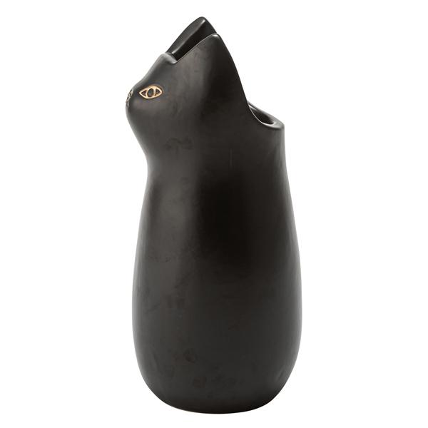 売れ筋介護用品も 陶器 おしゃれ 傘立て 猫 ポスター収納 フラワーベース かわいい くろねこ ブラック 傘立て 北海道 沖縄 離島 一部地域は送料別途見積もり 了解しました Terresrouges Com