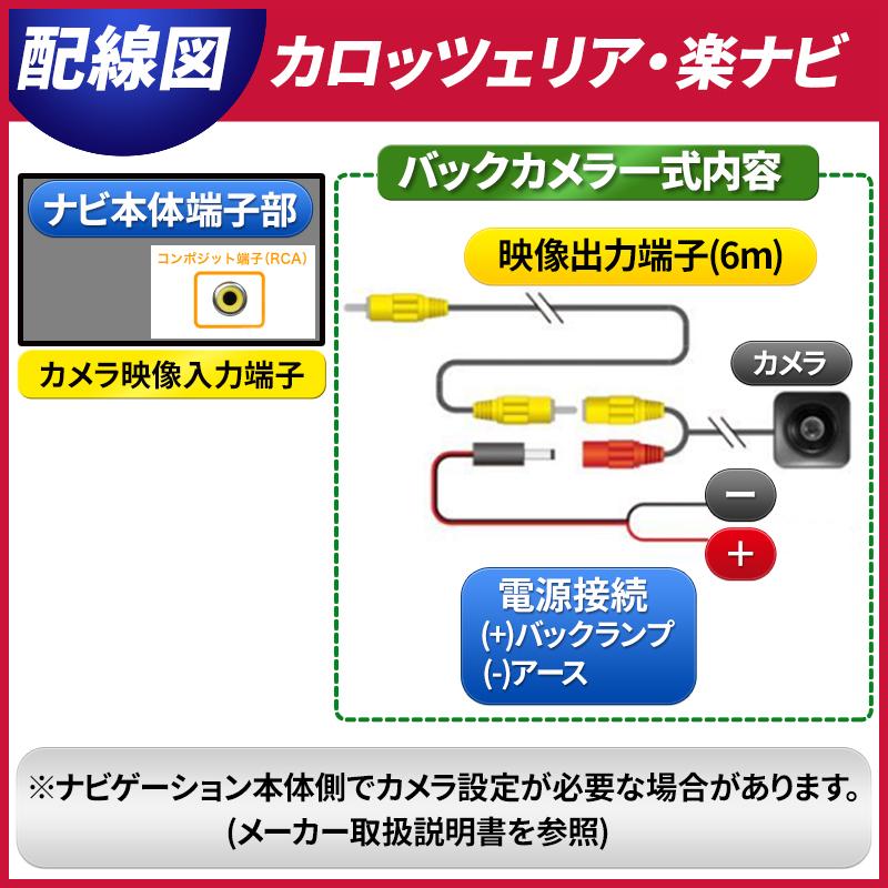 カーナビ カロッツェリア バックカメラ カーナビ 7インチ ナビ ナビゲーション 楽ナビ 小型カメラ｜shopflower｜09