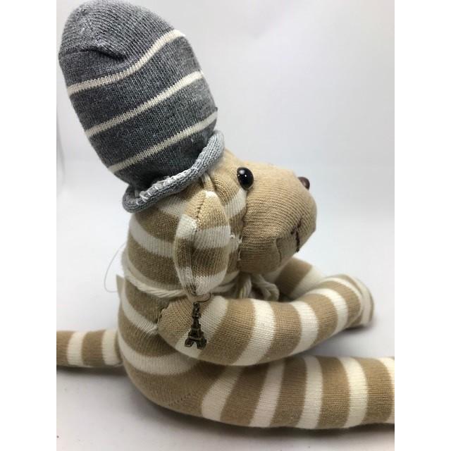 【Freddo】ソック モンキー サル 靴下 ぬいぐるみ 母の日 出産祝 お誕生日プレゼント ギフト フラワー 花束 スプレーバラ ラッピング無料 手作り 2 |  | 04