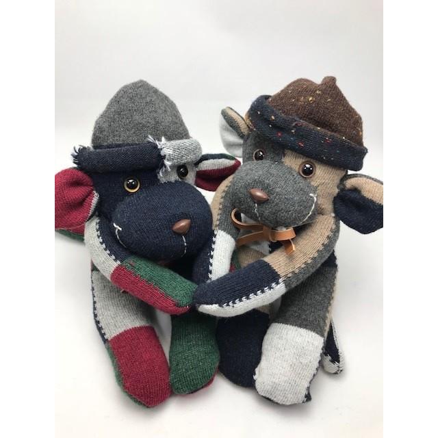 Freddo ソック モンキー サル 靴下 ぬいぐるみ 母の日 出産祝 お誕生日プレゼント ギフト フラワー 花束 あじさい ラッピング無料 手作り 14 F01 014 Freddo 通販 Yahoo ショッピング