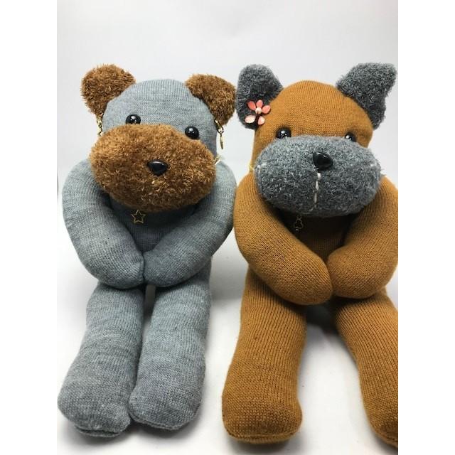 【Freddo】ソック ベア くま 靴下 ぬいぐるみ 母の日 出産祝 お誕生日プレゼント ギフト フラワー 花束 バラ ユーカリ ラッピング無料 手作り 26 |  | 04