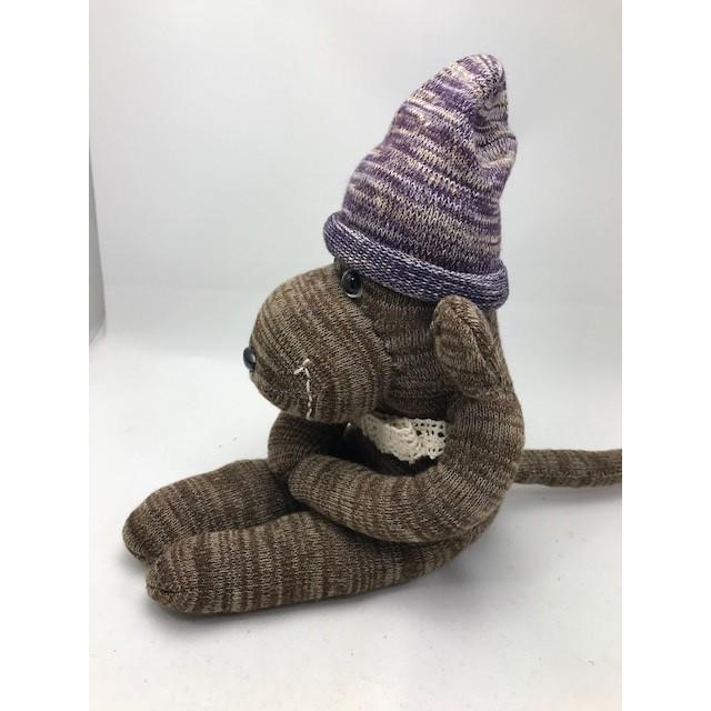 【Freddo】ソック モンキー サル 靴下 ぬいぐるみ 母の日 出産祝 お誕生日プレゼント ギフト フラワー 花束 カーネーション ユーカリ ラッピング無料 34 |  | 02