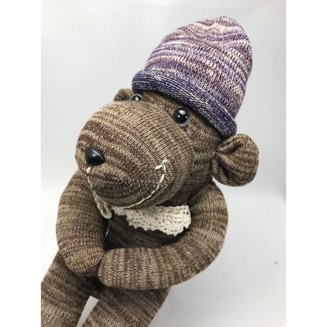 【Freddo】ソック モンキー サル 靴下 ぬいぐるみ 母の日 出産祝 お誕生日プレゼント ギフト フラワー 花束 カーネーション ユーカリ ラッピング無料 34 |  | 06