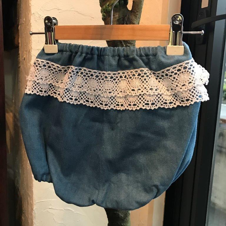 【Saana Gallery】 キッズレースパンツ デニム [6-J] 【メール便対応】 | 