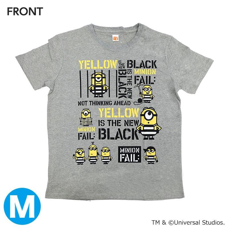 フジテレビ限定 怪盗グルーのミニオン大脱走 ミニオンtシャツ Yellow Is The New Black Mサイズ フジテレビe ショップyahoo 店 通販 Yahoo ショッピング