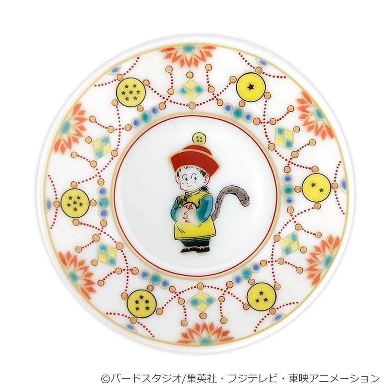 フジテレビ限定】ドラゴンボール 九谷焼豆皿 瓔珞紋悟飯図 : フジ