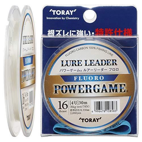 60 Off 東レ Toray パワーゲーム ルアーリーダー フロロ 30m 16lb 釣り糸 ライン Www Theopengate Org Il
