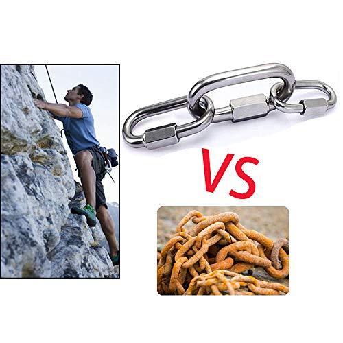 今季ブランド クイックリンク リングキャッチ 304ステンレス カラビナ カラビナ フック アウトドア 多機能 固定チェイン キーチェーン フック クル 接続バ ドアストッパー ドアロック Tebingtinggiperangicovid19 Tebingtinggikota Go Id