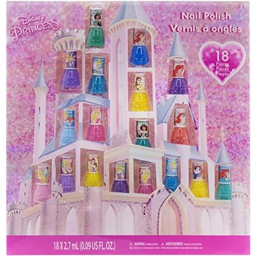 ディズニー プリンセス はがせるマニキュア 子供用マニキュア18本セット お城のギフトbox 並行輸入品