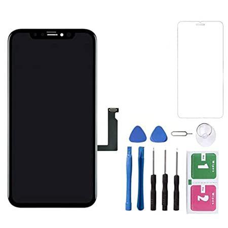 Iphone 11 看板作成 店舗装飾 Lcd スクリーン 交換用 インポートのiphone スクリーン タッチ スクリーン Lcd ディスプレイ デジタイザー アセンブリ フレーム 強化ガラス付き修理ツー B094jj6v7n ショップグリーン インポート