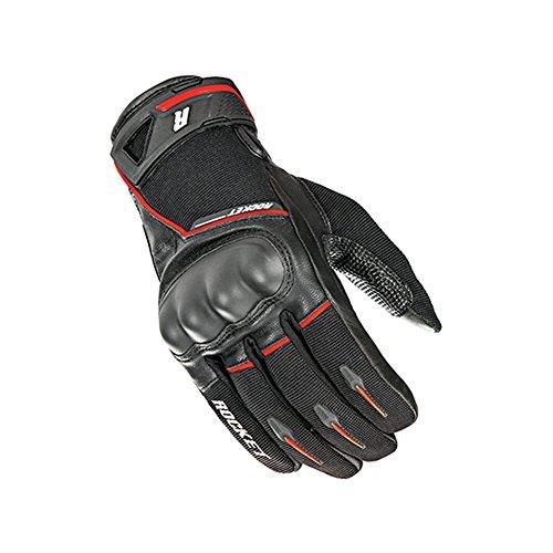 Joe Rocket Supermoto Mens Street Motorcycle Leather Gloves - Black/Red/Medium並行輸入品 グローブ