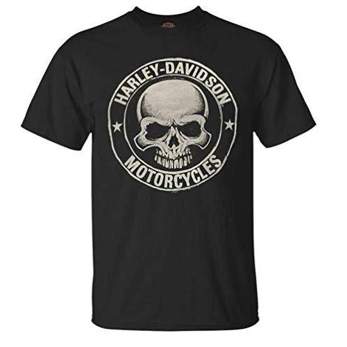 海外ブランド 海外アウトドア用品 ファッション 日用雑貨をお得に購入 ハーレーダビッドソンメンズhdスカルバッジ半袖tシャツブラック 並行輸入品 ジャケット