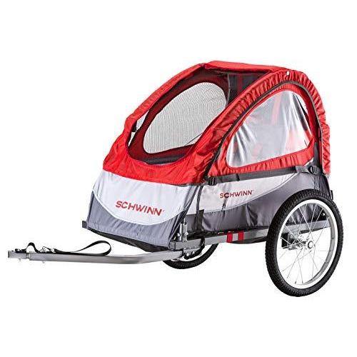 Schwinn Trailblazer Child Bike Trailer, Single Baby Carrier, Canopy, 16-inch Wheels, Red並行輸入品 自転車用チャイルドシート