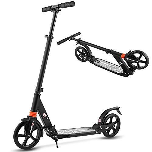 配送員設置送料無料 Aceshin スクーター 大人 ティーン 子供用 0mm ビッグホイール キックスクーター 折りたたみ簡単 軽量 高 期間限定送料無料 Regionmarket Store