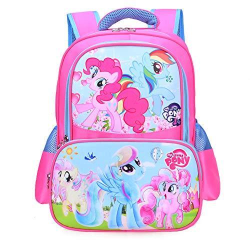 並行輸入品MY L. Pony Kids Backpacks for Girls Teens Cute Pink Bookbag School Travel Breathable Waterproof Bags キャリーバッグ