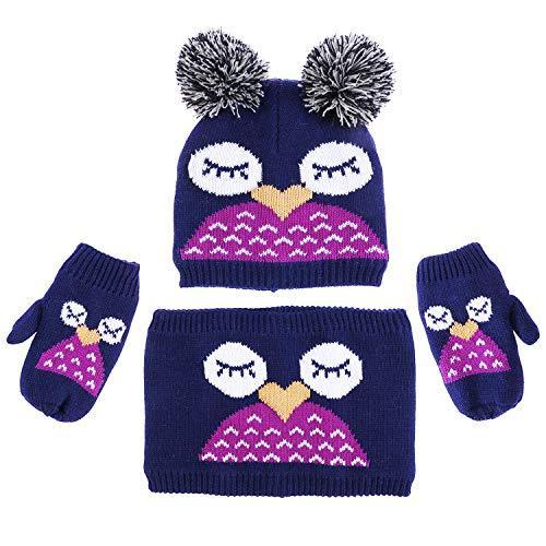 祝開店 大放出セール開催中 アメリカの人気商品をお届けいたします 並行輸入品かわいい漫画の冬用スカーフ手袋帽子3点セット Us サイズ Small カラー ブラック 子ども用ファッション小物 Smssvg Org