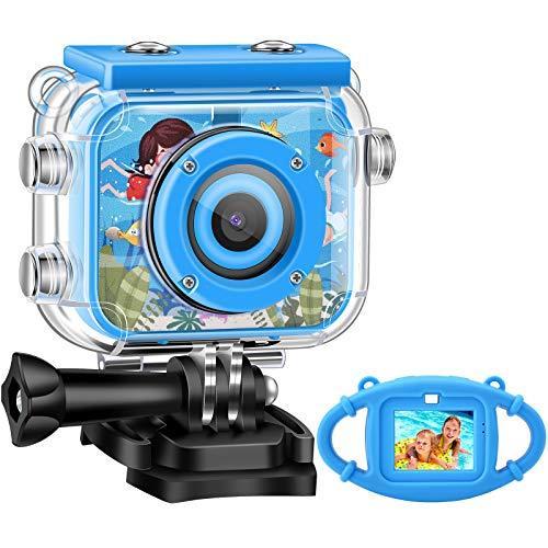 Kids Camera,Gofunly Waterproof Action Video Digital Camera,Underwater Sports HD Camcorder for Boys Girls with 1080P 12MP 2.0 Inch Large Scre アクションカメラ
