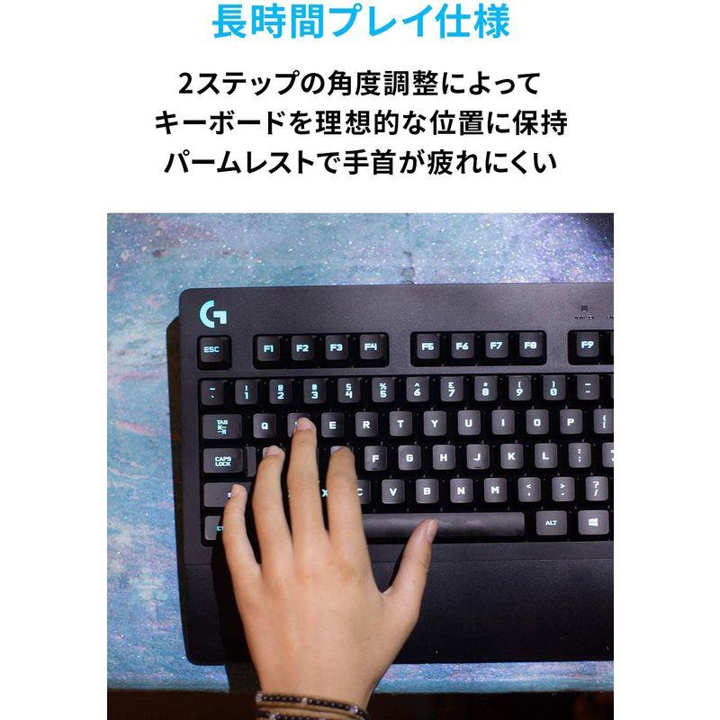 Logicool G ロジクール G ゲーミングキーボード 有線 G213r パームレスト 日本語配列 独自のMech-domeスイッチ キ キーボード 
