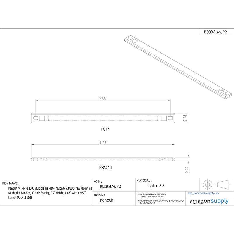 新着セール新着セールパンドウイット 固定具 マルチタイプレート MTP5H