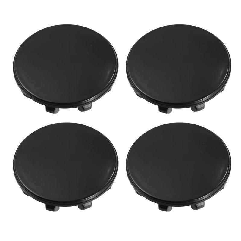 NEW ARRIVAL ACROPIX ホイールリムハブセンターキャップカバー 58mm ブラック 車用 クリップ 4個入り タイヤ・ホイール ACROPIX 車のホイールリムハブセンターキャップカバー ブラック炭素繊維パターンステッカー付き 58mm 4個クリップ ブラック 4個