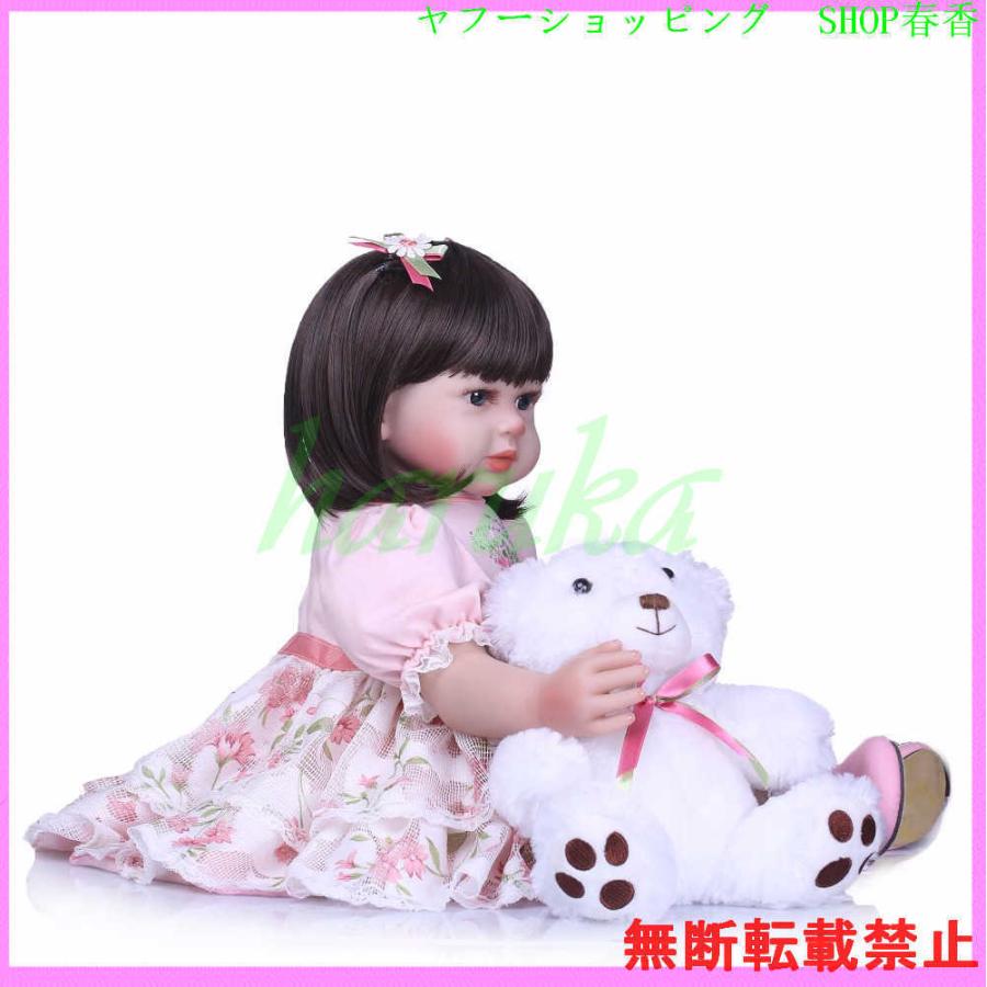 【最終値下げ】 リボーンドール 人形 赤ちゃん シリコーン Reborn Doll 抱き人形 女の子 かわいい リアル 55センチ 【1711729554】(10291円)