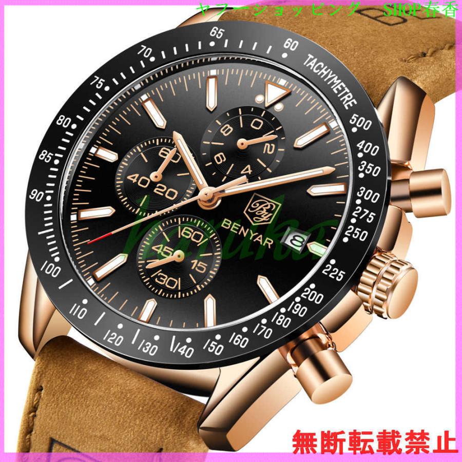 Benyar 腕時計 メンズ 40代 30代 代 おしゃれ ブランド クォーツ スポーツ ビジネス 安い 社会人 学生 Ce Shop春香 通販 Yahoo ショッピング