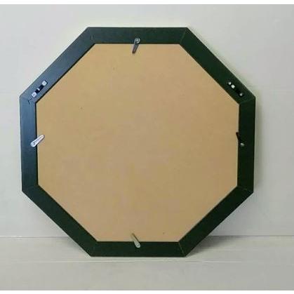 額縁  八角30cm ホワイト（8221）額縁外寸35.0ｘ35.0ｘ1.5cm 内寸30.0ｘ30.0cm 奥行0.7cm [G-523]の画像