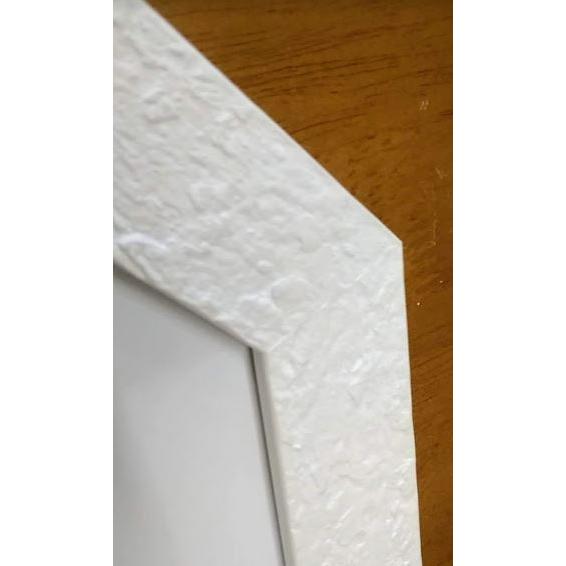 額縁  八角30cm ホワイト（8221）額縁外寸35.0ｘ35.0ｘ1.5cm 内寸30.0ｘ30.0cm 奥行0.7cm [G-523]の画像
