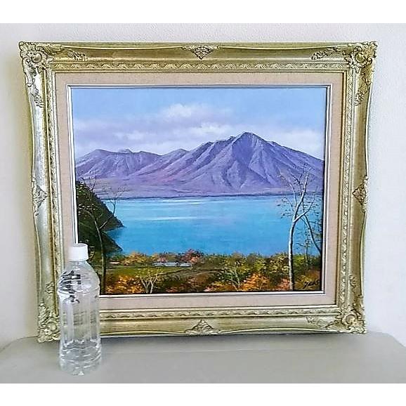 油絵 油彩画 洋画 (油絵額縁付きで納品対応可) F6号 「河童橋」 羽沢