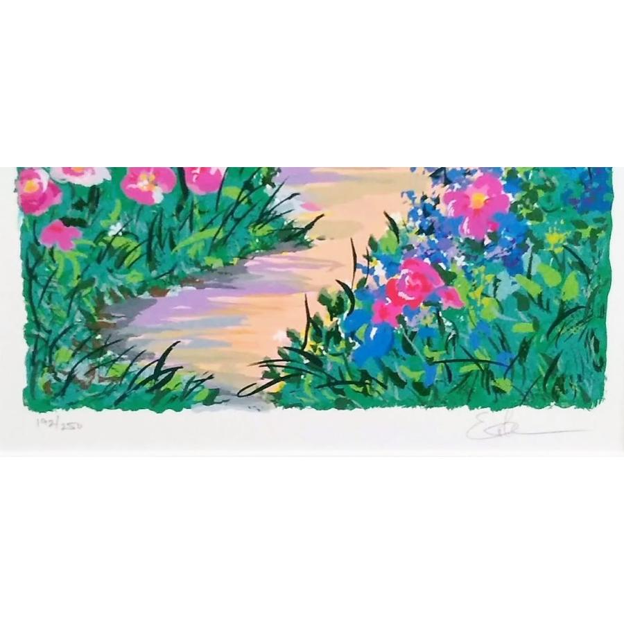 イーダ・ヴァリッキオ「ホワイトベンチメモリー」版画192/250 額縁外寸