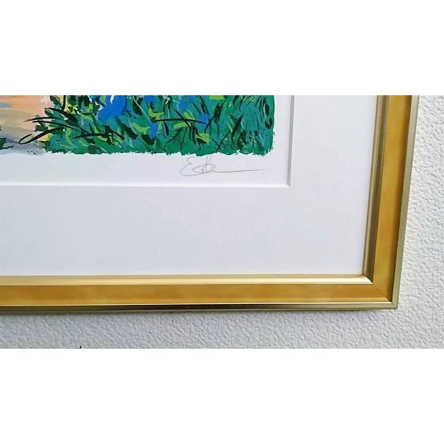 イーダ・ヴァリッキオ「ホワイトベンチメモリー」版画192/250 額縁外寸