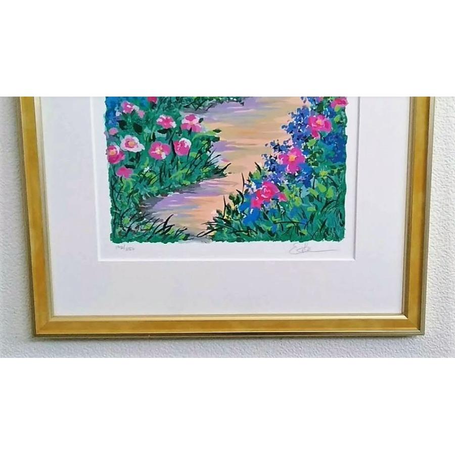 イーダ・ヴァリッキオ「ホワイトベンチメモリー」版画192/250 額縁外寸