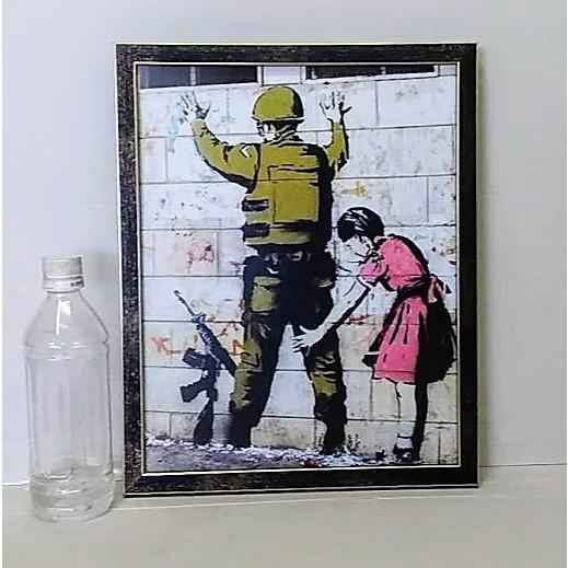 美術、工芸品 バンクシーBanksy「Girl Searching