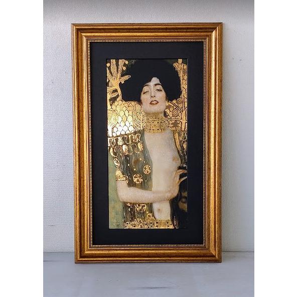 グスタフ・クリムト「ユディトI」 ジクレー、シルクスクリーン金箔加工