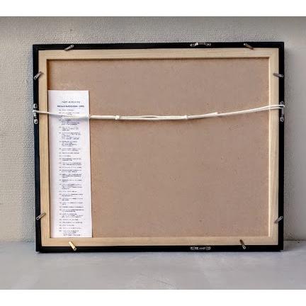 ベルナール・ビュッフェ 複製画の額装品 額縁外寸 44.5x37.0x2.0cm