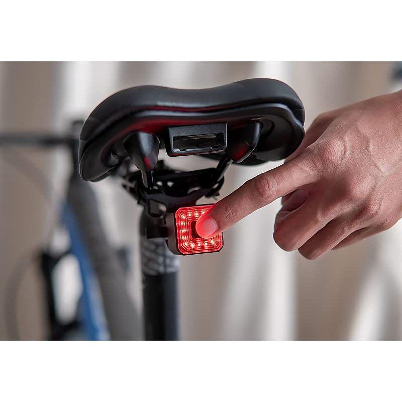 自転車 テールライト スマートブレーキ感応 高輝度 USB充電式 自動点灯 セーフティライト ロードバイク 軽量 自転車用リアライト テール 自転車車体 