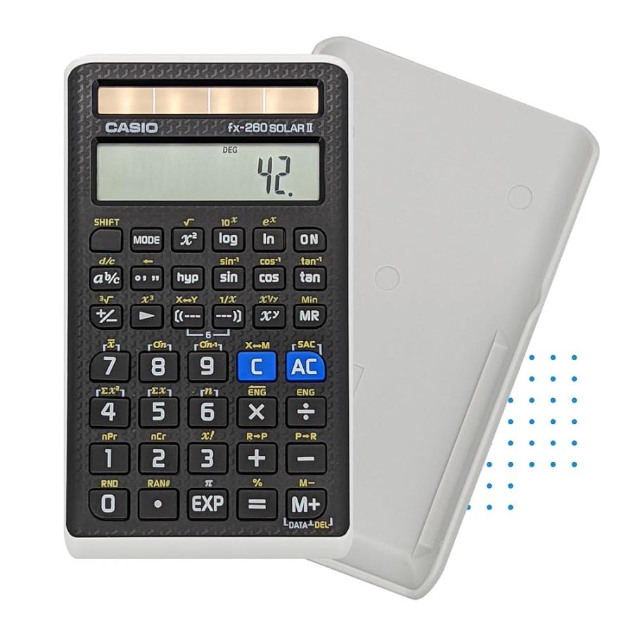 CASIO（カシオ） 関数電卓 fx-260SLRII ソーラー電源 10桁表示 144関数