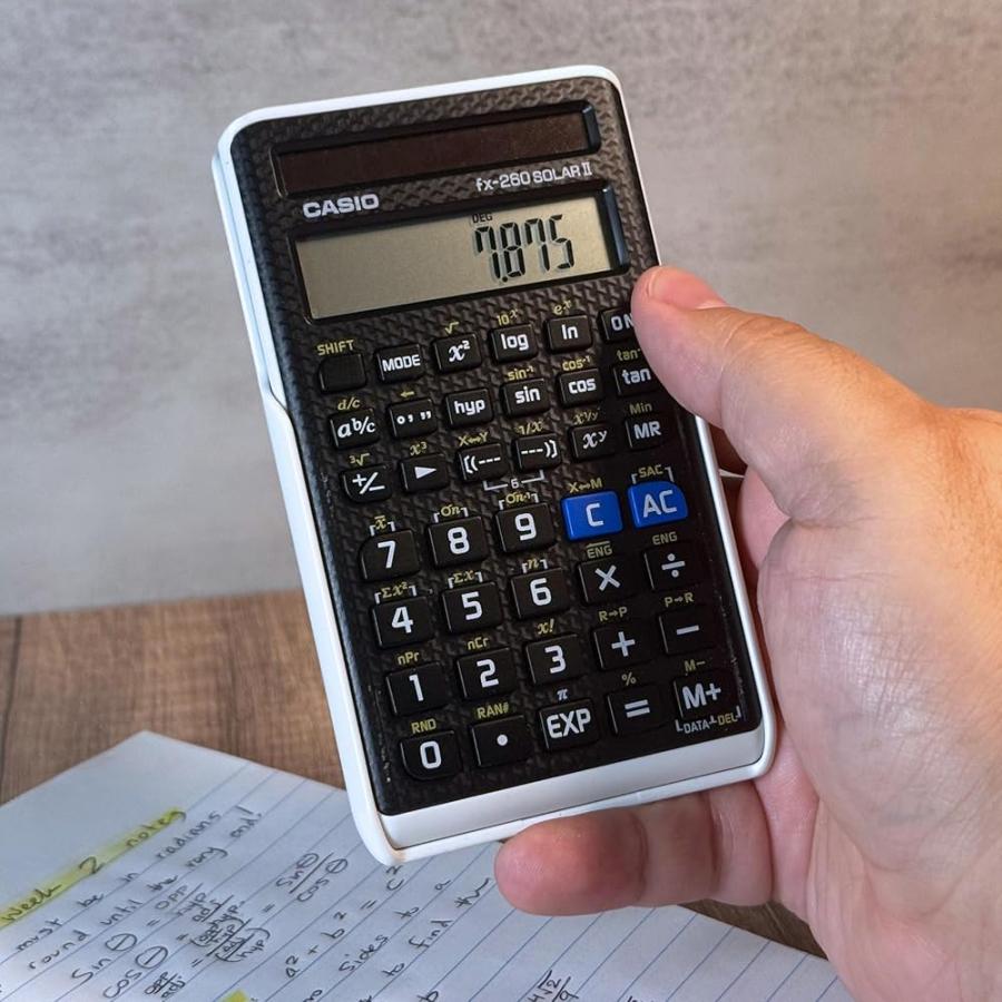 CASIO（カシオ） 関数電卓 fx-260SLRII ソーラー電源 10桁表示 144関数