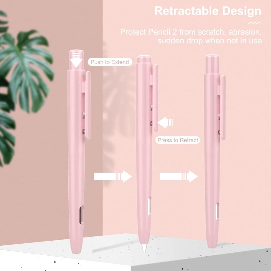 MoKo Apple Pencil 第2世代対応 ホルダーケース 格納式保護カバー