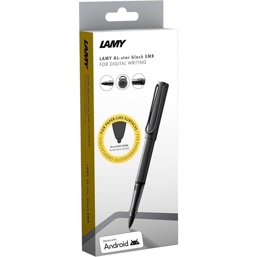 LAMY AL-star EMR POM ブラック スタイラスペン Android対応 4096段階