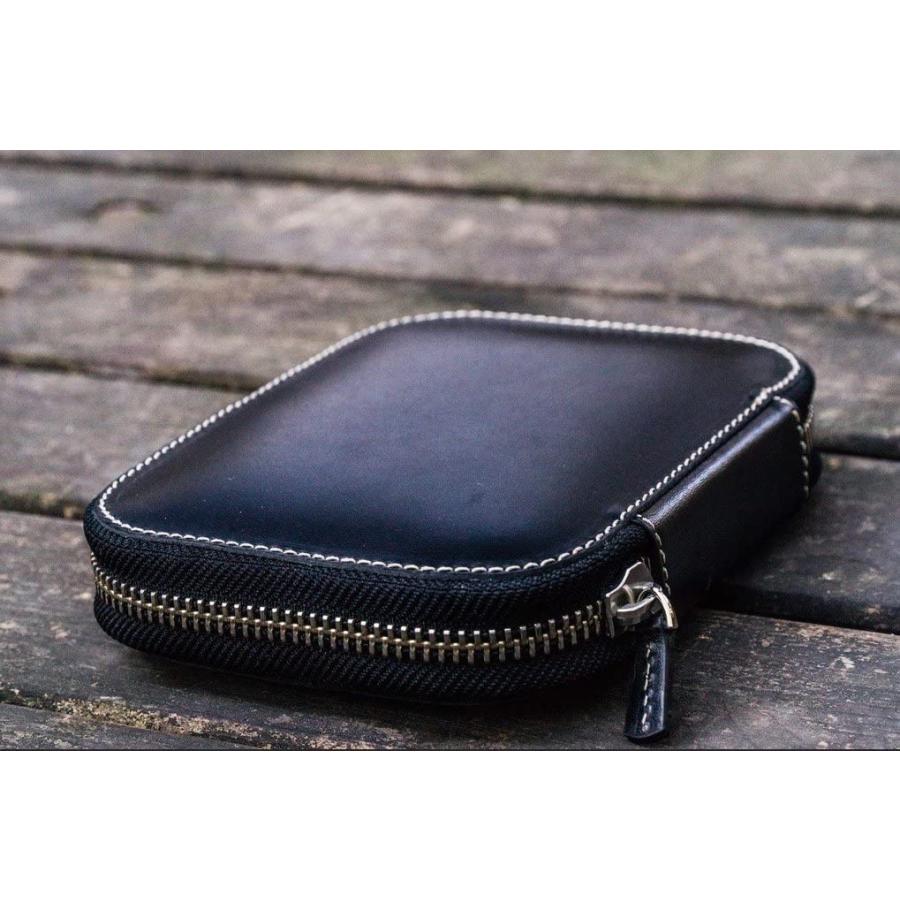 Galen Leather ガレンレザー ペンケース ブラック 黒 10本差し Galen Leather ガレンレザー ペンケース ブラック 黒 10本差し